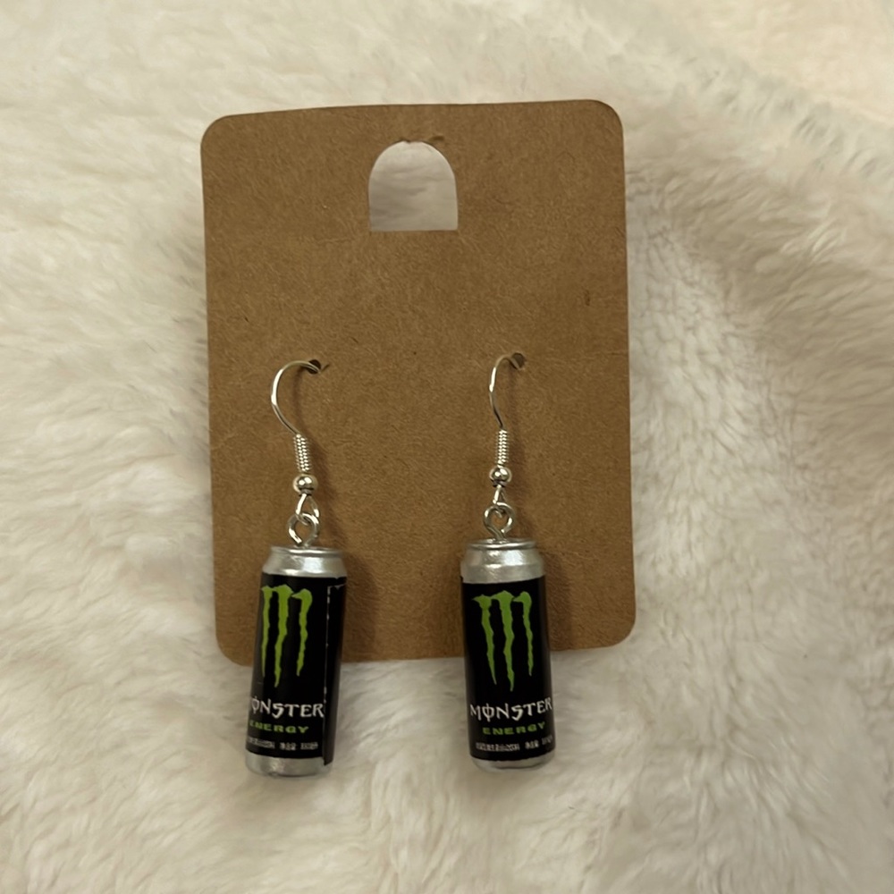 ⚡️Monster Energy Dangling Earrings 🧟‍♂️